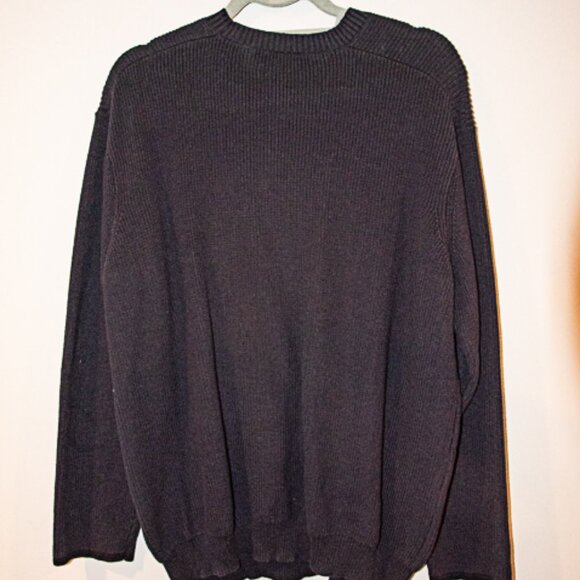 Mens Hurley 100% Cotton Crew Neck Sweater Dark blue XXL - Picture 2 of 4